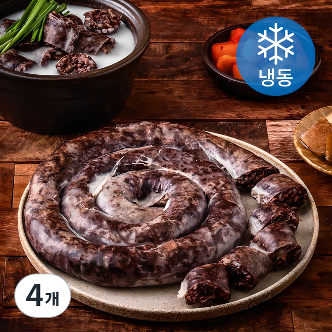 순대애빠지다 진 전통순대 (냉동), 1kg, 4개