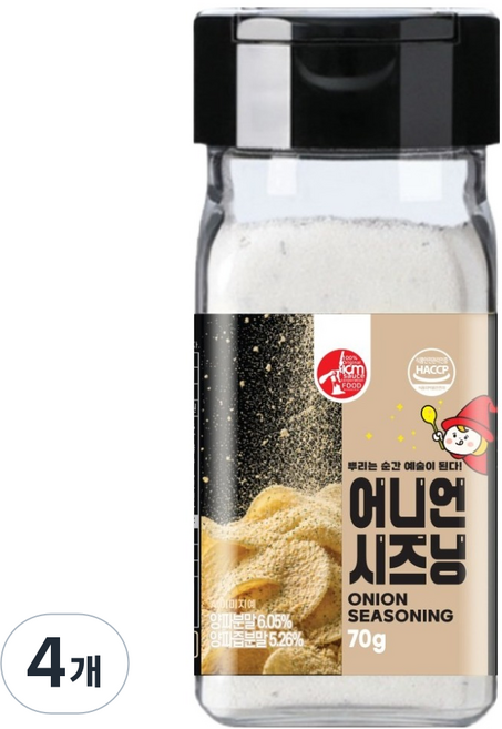 아이엠소스 어니언시즈닝, 4개, 70g