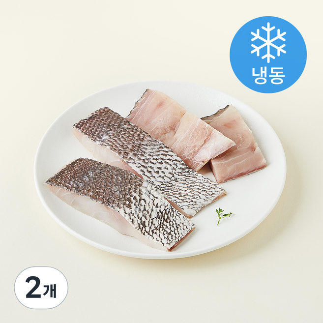 다미원 순살 민어 스테이크 (냉동), 500g, 2개