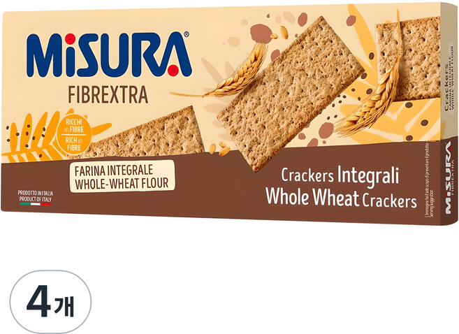 미주라 통밀 크래커, 385g, 4개