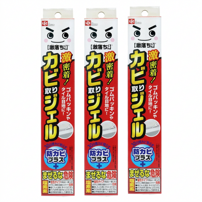 LEC 激落君 激落除黴凝膠防黴 PLUS加強版 3件組, 100g, 1套
