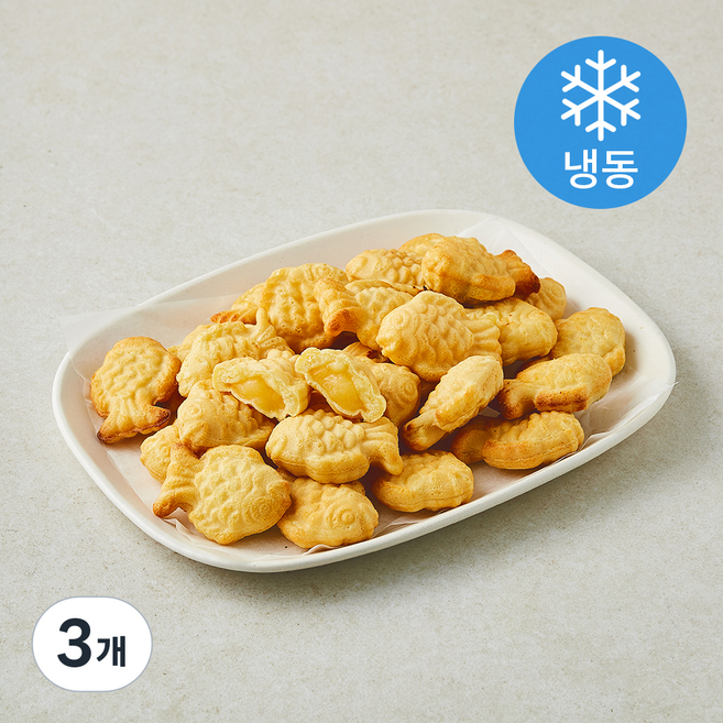 밀클레버 슈크림 미니 붕어빵 (냉동), 400g, 3개, 1개입