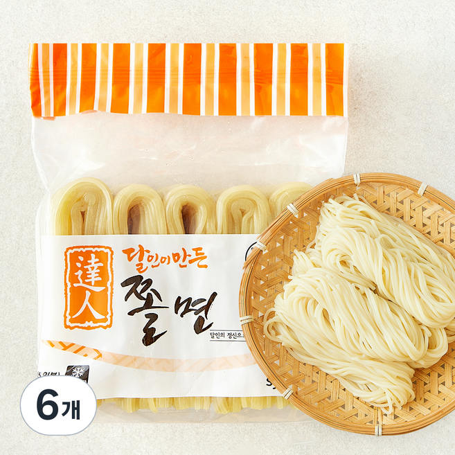 달인 달인이 만든 쫄면 5인분, 1kg, 6개