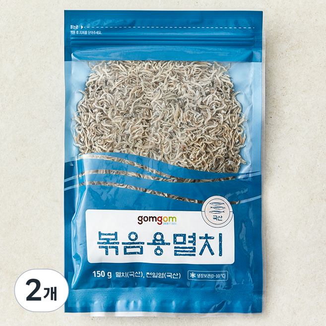 곰곰 볶음용멸치, 2개, 150g