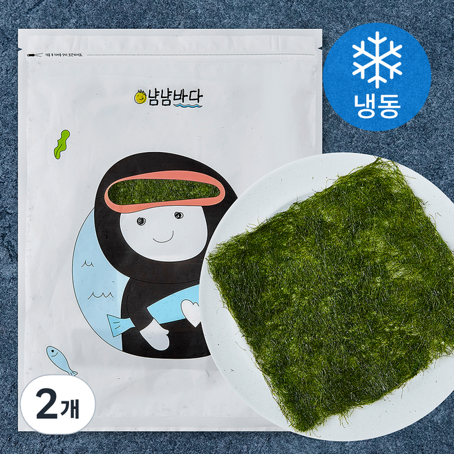 냠냠바다 구운감태 (냉동), 25g, 2개, 1개입