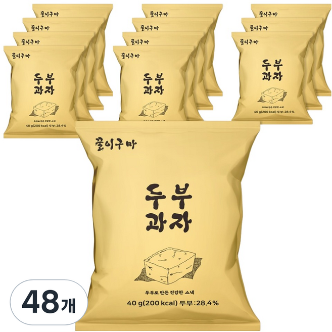 꿀이구마 두부 과자, 40g, 48개