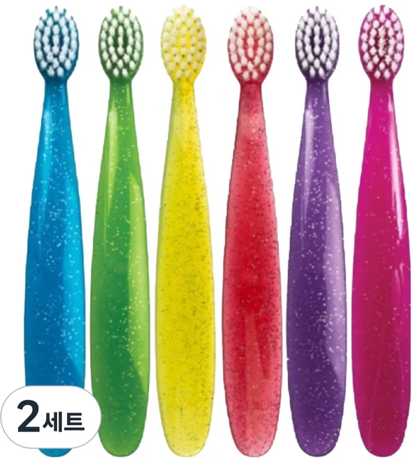 래디어스 토츠 유아칫솔, 혼합색상, 6개입, 2세트 - 쿠팡