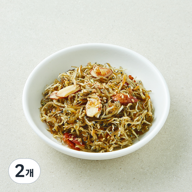 식도감 저당 멸치볶음, 70g, 2개
