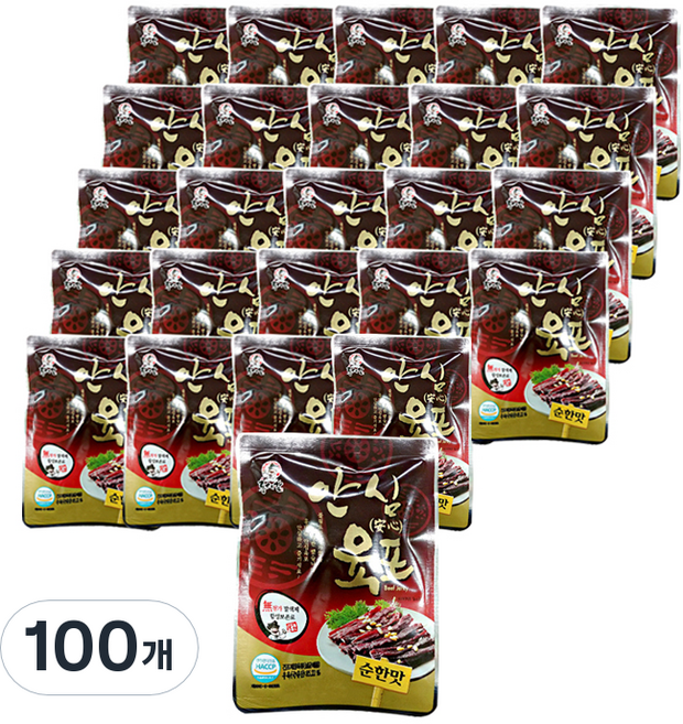 홍대감 안심육포, 15g, 100개