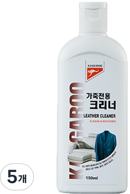 캉가루 가죽전용 크리너, 150ml, 5개