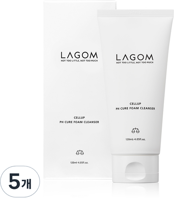 라곰 셀럽 피에이치 큐어 폼 클렌저, 120ml, 5개