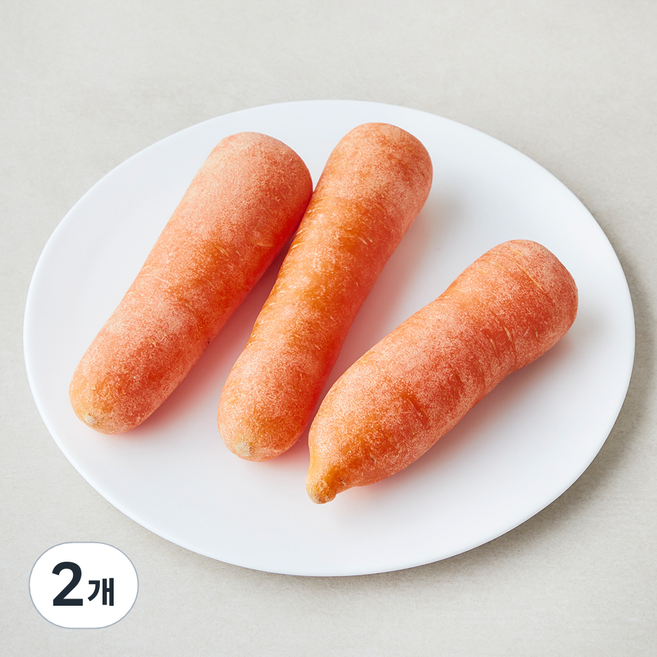 제주 세척 당근, 3개입, 2개