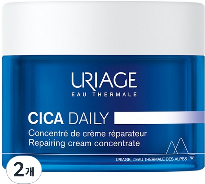 URIAGE 優麗雅 積雪草日常修護濃縮霜, 2個, 50ml
