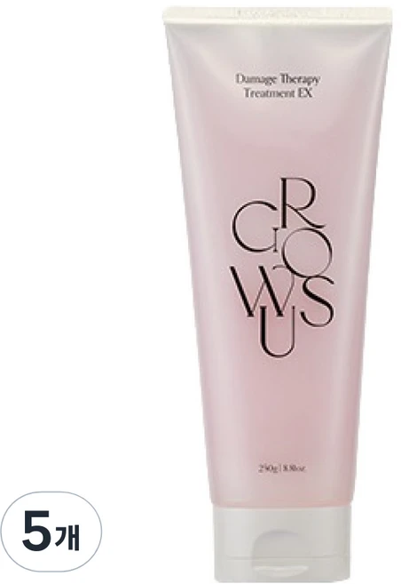 그로우어스 데미지 테라피 트리트먼트 EX, 220g, 5개 - 쿠팡