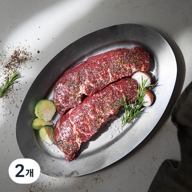 미트엔조이 시즈닝 살치살 스테이크 (냉장), 400g, 2개