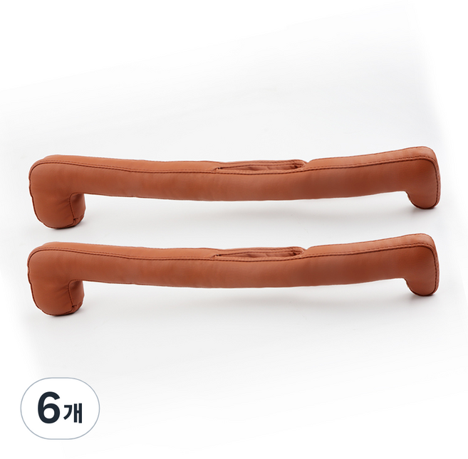 네임드 사이드 틈새 쿠션 2p, 브라운, 6개