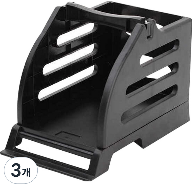 벤프 Home 송장 거치대 B0092, 3개, 블랙