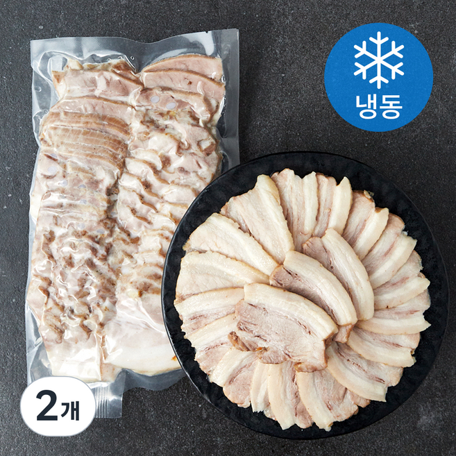 토자연 업소용 전통 삼겹 보쌈 (냉동), 2개, 600g