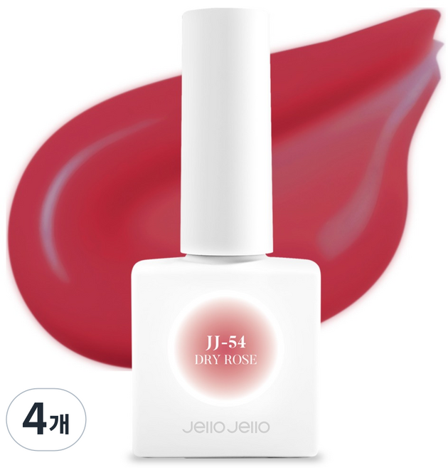 젤로젤로 코지블렌드 컬렉션 젤네일, 4개, 10ml, JJ-54 드라이로제