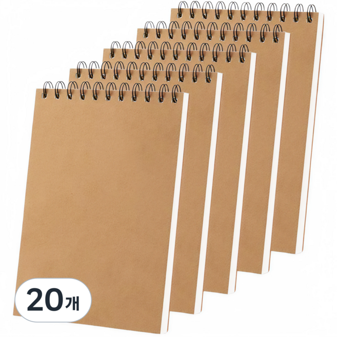상단 스프링 크래프트 스케치 드로잉북 160g 30p, A5, 20개