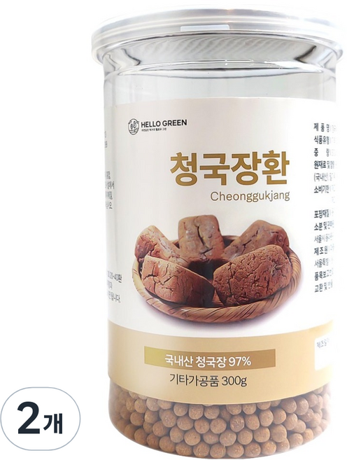 헬로우그린 청국장환, 2개, 300g