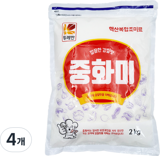 뚜레반 중화미, 2kg, 4개