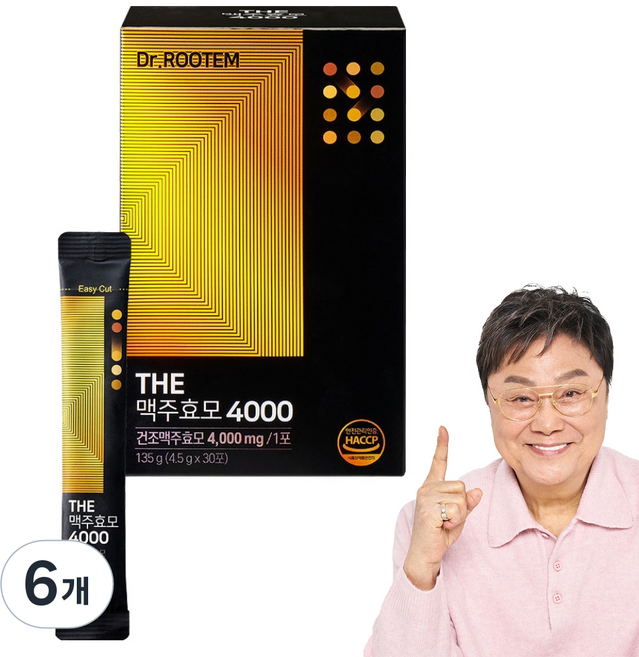 닥터루템 정품 THE 맥주효모 4000, 135g, 6개