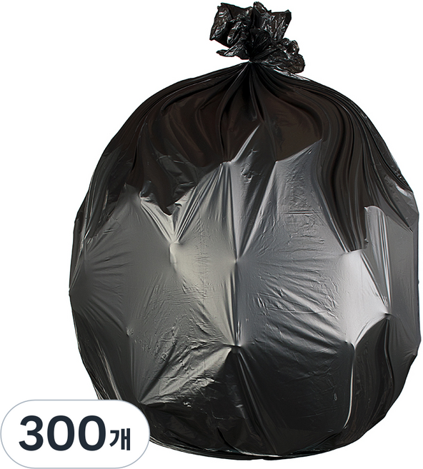 베로나 배접 분리수거 쓰레기봉투 검정, 100L, 300개