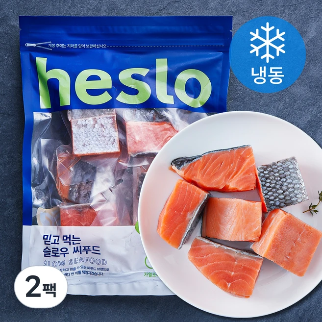 해슬로 가시없는 어린이 순살연어 (냉동), 400g, 2팩 - 쿠팡