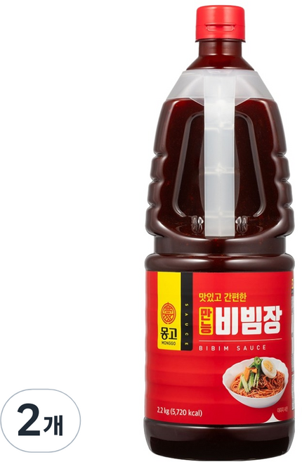 몽고식품 맛있고 간편한 만능 비빔장, 2.2kg, 2개