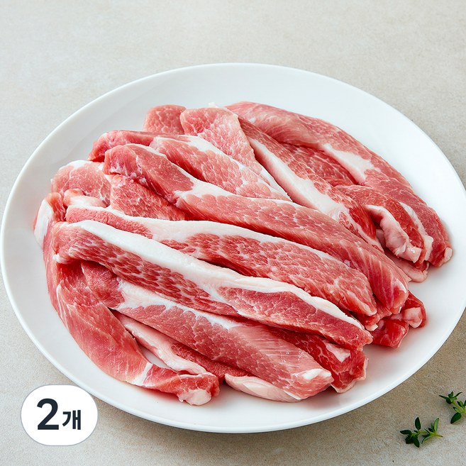 캐나다산 등심덧살 구이용 (냉장), 2개, 600g