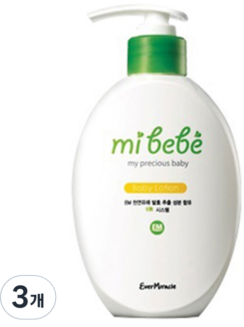 에버미라클 미베베 베이비 로션, 300ml, 3개