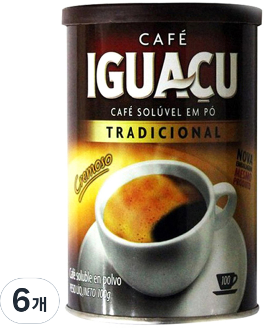 카페이과수 캔 원두커피믹스, 100g, 1개입, 6개