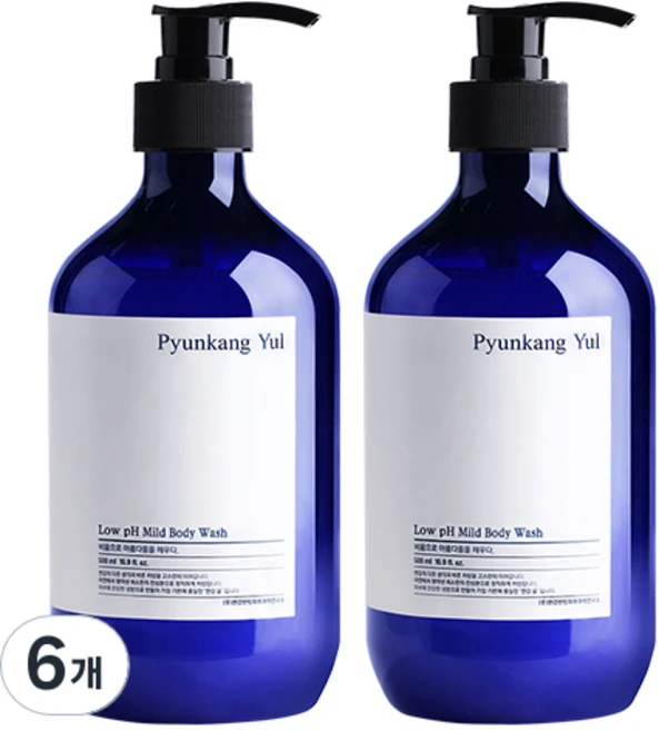 편강율 약산성 마일드 바디워시, 500ml, 6개 - 쿠팡
