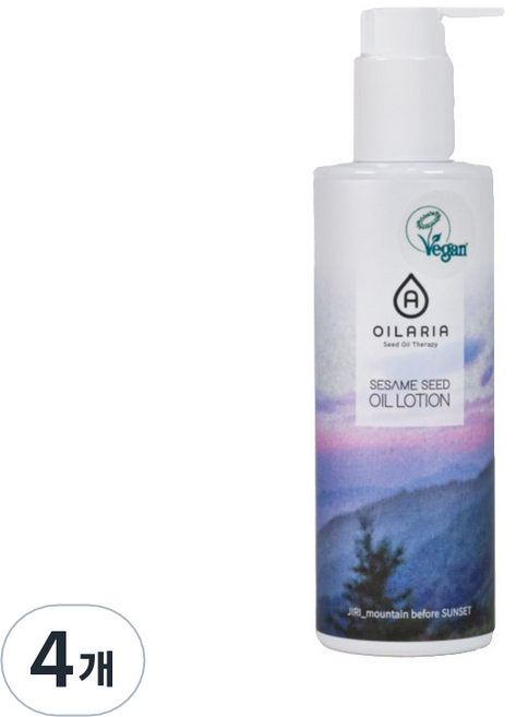 오일아리아 참깨 오일로션, 250ml, 4개