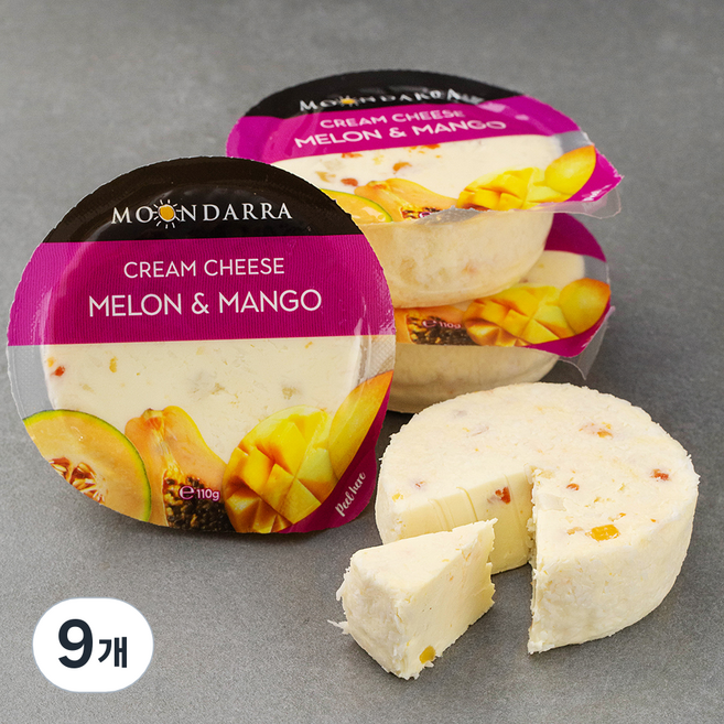 문다라 멜론 & 망고 크림치즈, 110g, 9개, 1개입