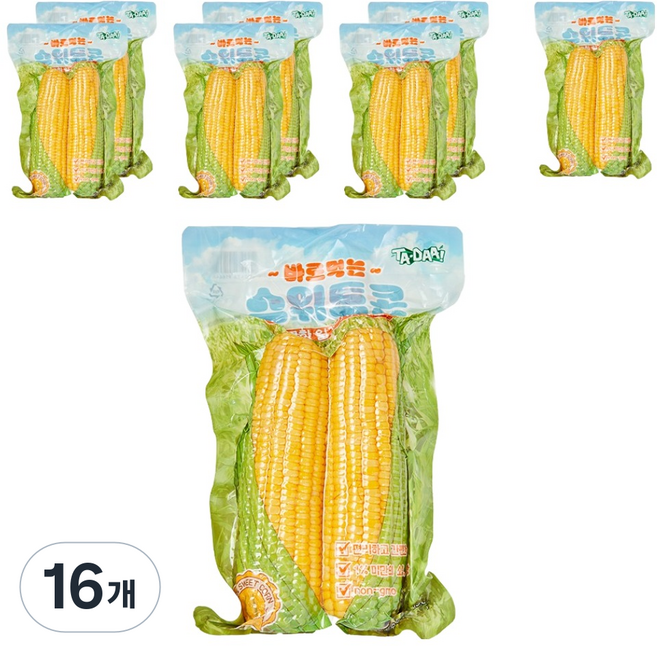 타다 바로먹는 스위트콘 2p, 600g, 16개