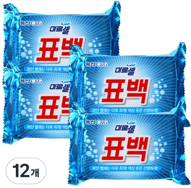 크리오 마르셀 표백 세탁비누, 12개