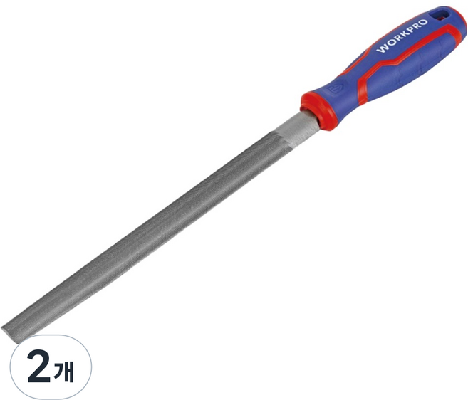 WORKPRO 鐵工用半圓形銼刀 300mm WP251022, 2個
