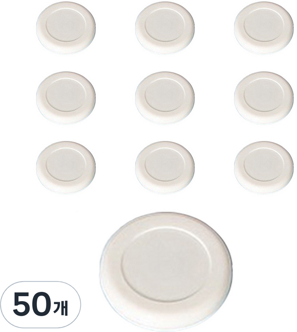 리빙하임 리모콘 부착 홀더, 화이트, 50개