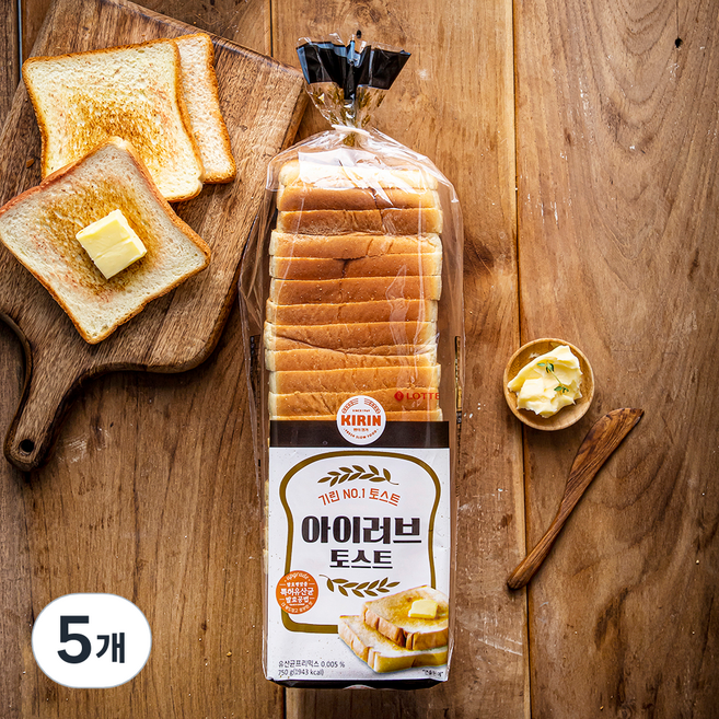 기린 아이러브 토스트, 750g, 1개입, 5개