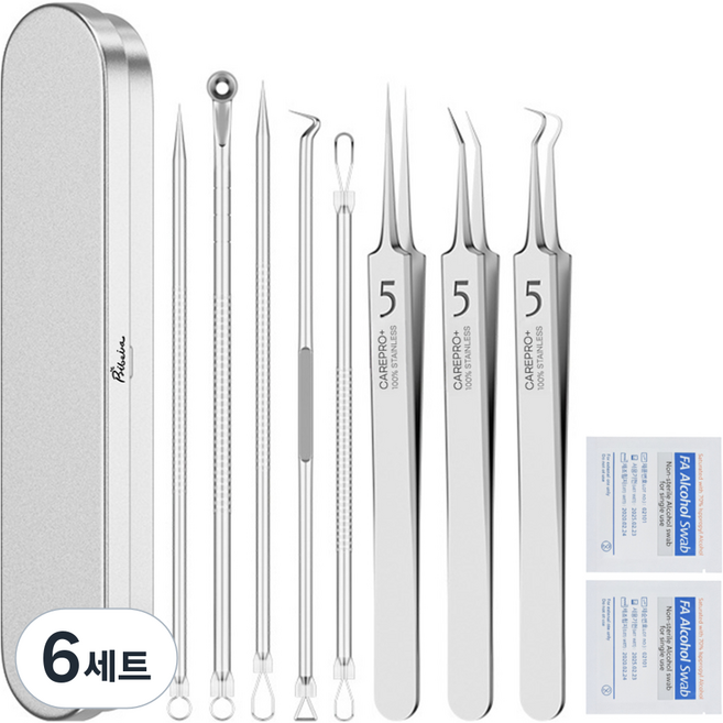 닥터케어프로 피지 압출기 8종 세트, 6세트