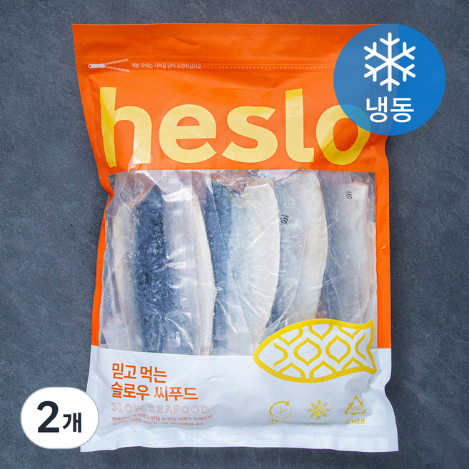 해슬로 고등어포 염 구이용 100~130g (냉동), 1kg(8~10팩), 2개