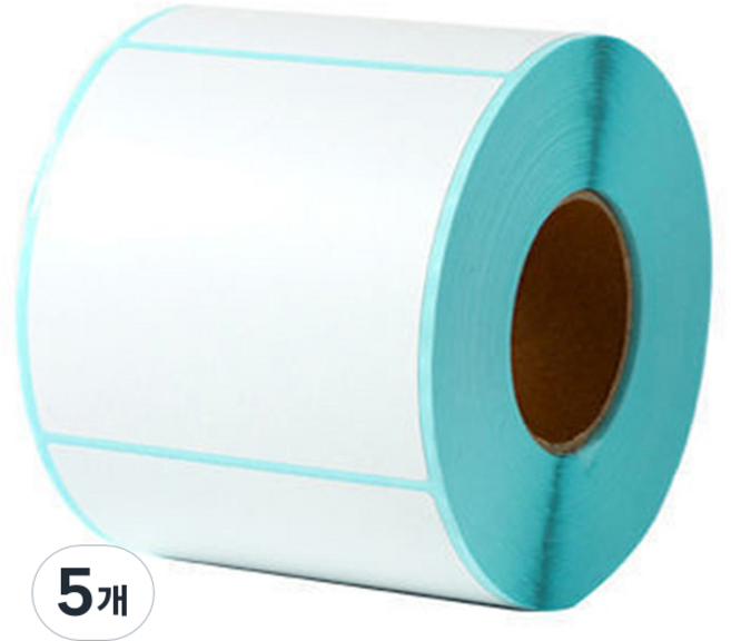 순잠 프린터용 감열 라벨지 80 x 60 mm, 500칸, 5개