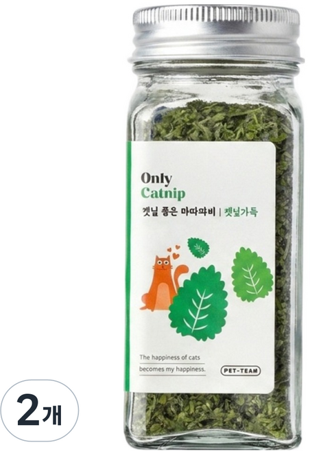펫팀 고양이 캣닢 품은 마따따비 캣닢가득, 2개, 20g