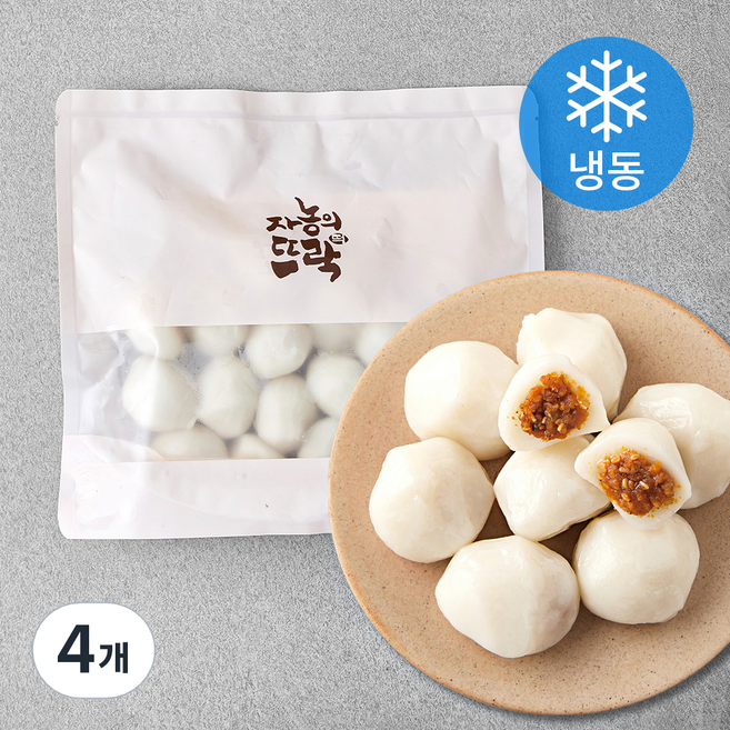 자농의뜨락 흰송편 (냉동), 320g, 1개입, 4개