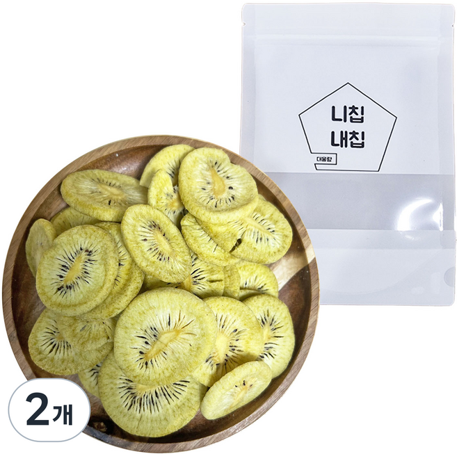 바삭하고 맛있는 건조 키위칩, 60g, 2개