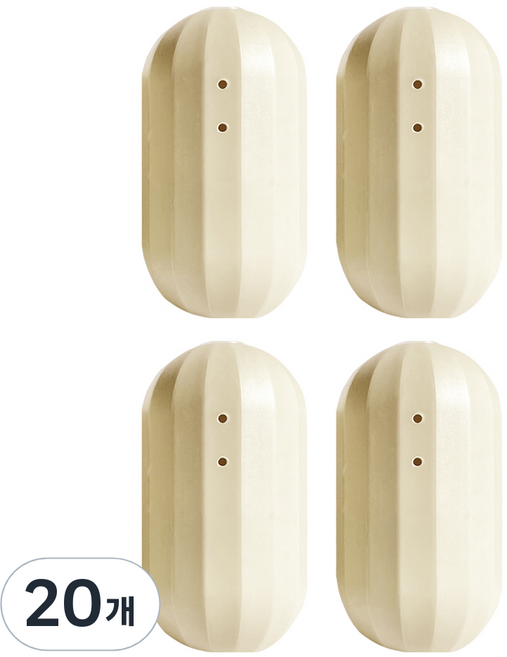 코끼리리빙 자동 변기 세정제 베이지, 230g, 20개