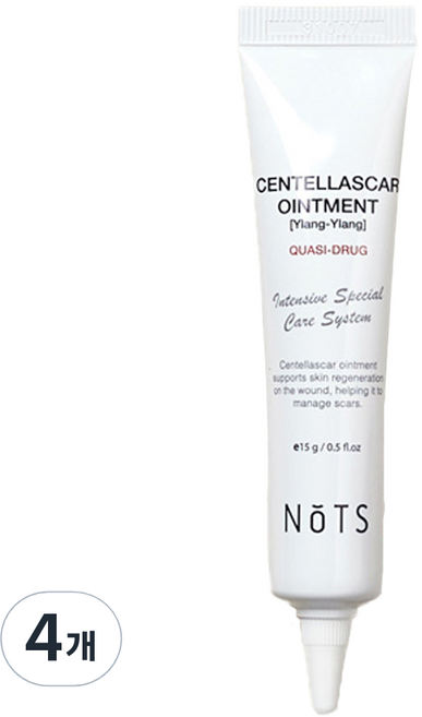 낫츠 센텔라스카 연고 일랑일랑, 4개, 15ml
