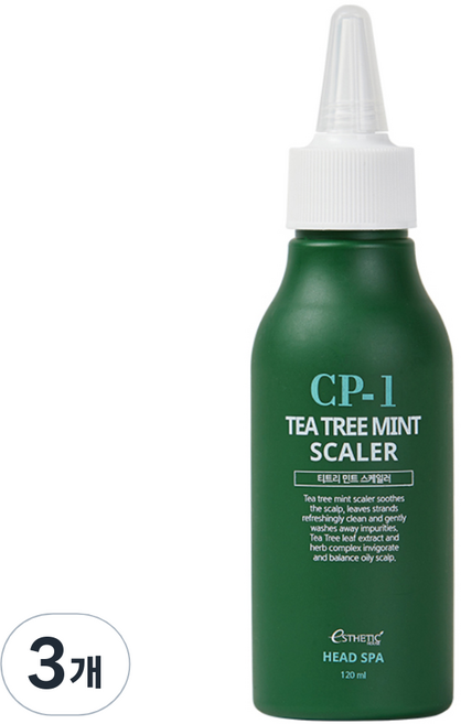 씨피원 헤드 스파 티트리 민트 스케일러, 3개, 120ml
